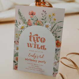 Wilde bloem Tweede uitnodiging van de Dag van de D