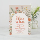 Wilde bloem Tweede uitnodiging van de Dag van de D (Staand voorkant)