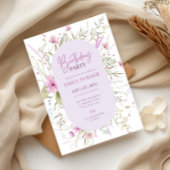 Wilde bloem - uitnodiging