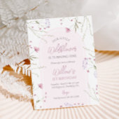 Wilde bloem - uitnodiging