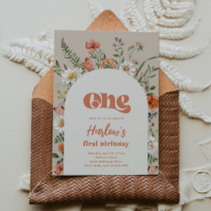 Wilde bloem - uitnodiging   Eerste wilde bloem