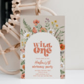 Wilde bloem - uitnodiging | Eerste wilde bloem