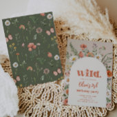 Wilde bloem - uitnodiging | Eerste wilde bloem