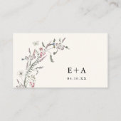 Wilde bloem - Versluitingskaart Informatiekaartje (Achterkant)