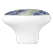 Wilde bloem Violet Keramisch Knob Keramische Knop (Zijkant)