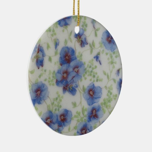 Wilde bloem Violet Ornament (Rechts)