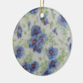 Wilde bloem Violet Ornament (Links)
