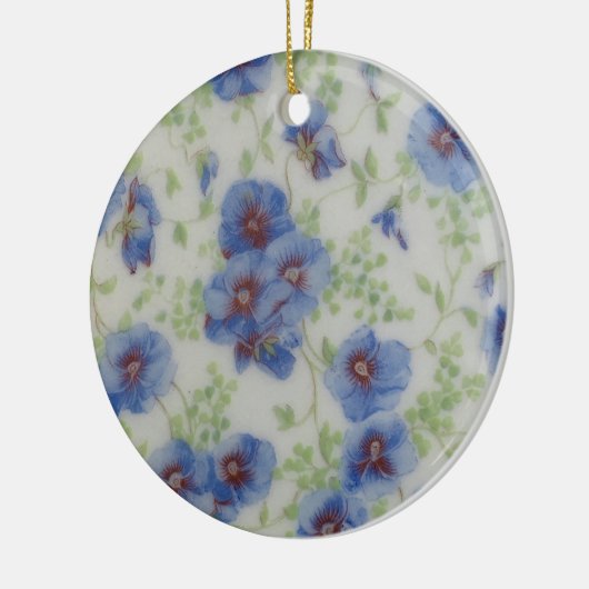 Wilde bloem Violet Ornament (Links)