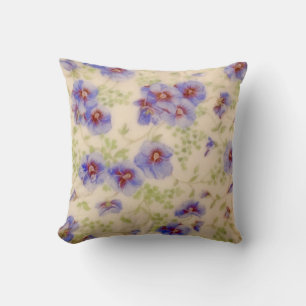 Wilde bloem Violet Pillow Kussen