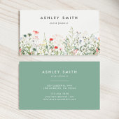 Wilde bloem visitekaartje