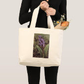 Wilde bloem: Vroege Paarse orchideeën Grote Tote Bag (Voorkant (product))