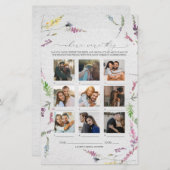 Wilde bloem Waar waren ze Bruidsjonker spel (Voorkant / Achterkant)