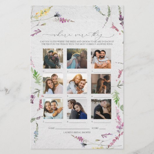 Wilde bloem waar ze Vrijgezellenfeest waren (Voorkant)