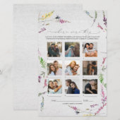 Wilde bloem waar ze Vrijgezellenfeest waren (Voorkant / Achterkant)