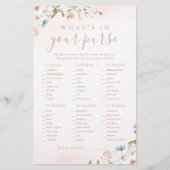 Wilde bloem wat er in je paarse vrijgezellenfeest  (Voorkant)