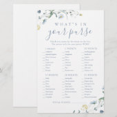 Wilde bloem wat er in je paarse vrijgezellenfeest  (Voorkant / Achterkant)