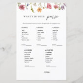 Wilde bloem Wat zit er in je bruidsspel? (Voorkant)