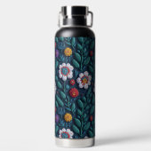 Wilde bloem waterfles (Achterkant)