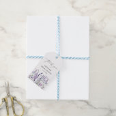  Wilde Bloem Waterverf Bloem Bruiloft Feest  Cadeaulabel (Met Touw)