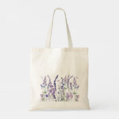  Wilde Bloem Waterverf Bloem Bruiloft Feest  Tote Bag (Achterkant)