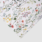 Wilde bloem waterverf botanische naam tissuepapier (Detail)