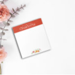 wilde bloem waterverf rood notitieblok<br><div class="desc">Geel, sinaasappel en rode waterverf botanische bloem notitieblok. Dit is gepersonaliseerd briefpapier, perfect voor het toevoegen van een persoonlijk tintje aan uw notities en correspondentie. Pas dit notitieblok aan met jouw naam voor een unieke en professionele uitstraling. Het prachtige waterverf bloemige ontwerp heeft tinten geel, sinaasappel en rood, waardoor een...</div>