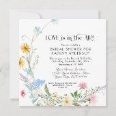 Wilde bloem Waterverf Vrijgezellenfeest Kaart (Voorkant)