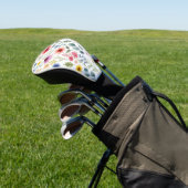Wilde Bloem Waterverf Weide Botanische Bloem Golfheadcover (Insitu)