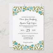 Wilde bloem | Weddenschap Kaart (Voorkant)