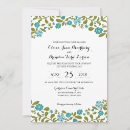 Wilde bloem | Weddenschap Kaart