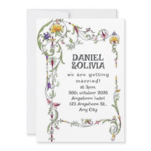 Wilde bloem Weddenschap Rustic Land Wilde Bloemen