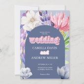 Wilde bloem | Wedstrijkstok | Botanische foto | QR Kaart (Voorkant)