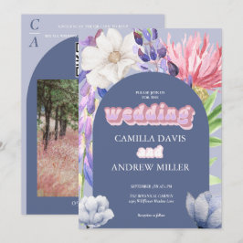 Wilde bloem | Wedstrijkstok | Botanische foto | QR Kaart