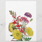 Wilde bloem Whimsical Floral Baby shower Game Flyer (Achterkant)