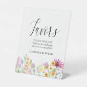 Wilde bloem Wuwweduwschap voor voetstuk Reclamebord Met Voetstuk (Voorkant)