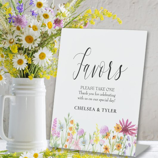 Wilde bloem Wuwweduwschap voor voetstuk Reclamebord Met Voetstuk