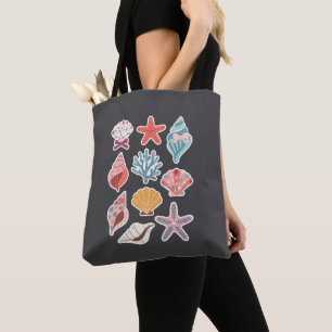 Wilde Bloem Zeeschelp Kokkel Zomer Vibe Bloemig St Tote Bag