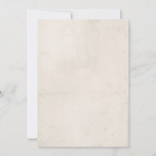 wilde bloem zonder baby shower kaart (Achterkant)