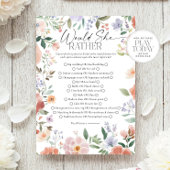 Wilde bloem zou ze liever Vrijgezellenfeest spelen Kaart