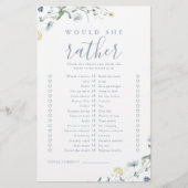 Wilde bloem zou ze liever vrijgezellenfeest wild h (Voorkant)