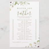 Wilde bloem zou ze liever vrijgezellenfeest wild h (Voorkant)