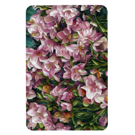 Wilde bloemafdrukken magneet (Verticaal)