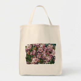 Wilde bloemafdrukken tote bag