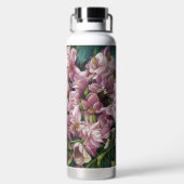 Wilde bloemafdrukken waterfles (Achterkant)