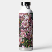 Wilde bloemafdrukken waterfles (Links)