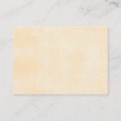 Wilde bloemboeken voor de bouw van Baby showers Informatiekaartje (Achterkant)