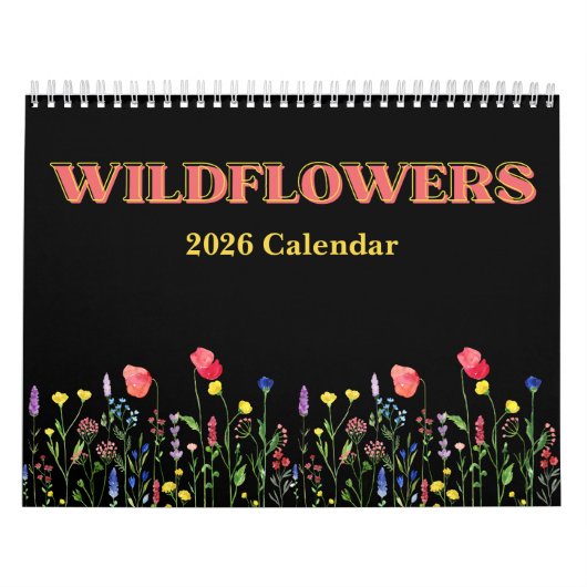 Wilde bloemen 2026 kalender (Hoes)