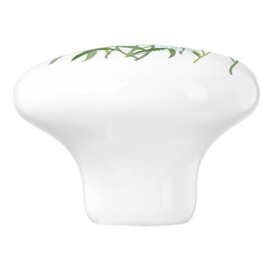 Wilde bloemen 2 keramische knop (Zijkant)