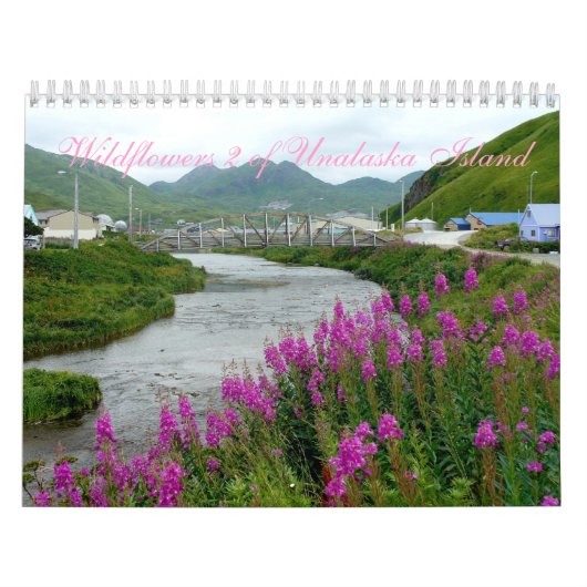 Wilde bloemen 2 van Unalaska Island Kalender (Hoes)