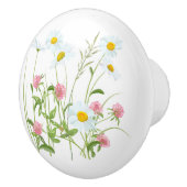 Wilde bloemen 3 keramische knop (Rechts)